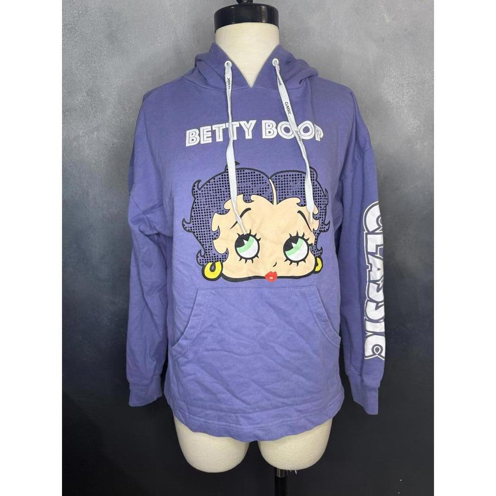 Women's Betty Boop Classic Purple Hoodie